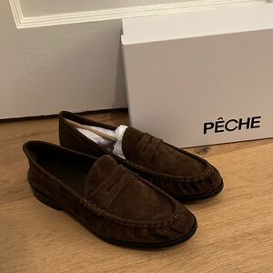 Pêche Brown Suede Hugh Loafers 38